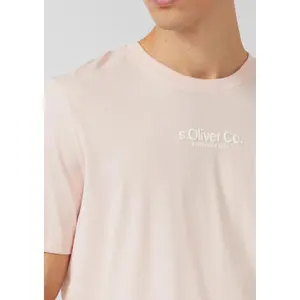 T-shirt από βαμβακερό jersey με εκτυπωμένο λογότυπο και στρογγυλή λαιμόκοψη s.Oliver image-3