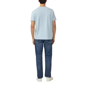 T-shirt από βαμβακερό jersey με εκτυπωμένο λογότυπο και στρογγυλή λαιμόκοψη s.Oliver image-5