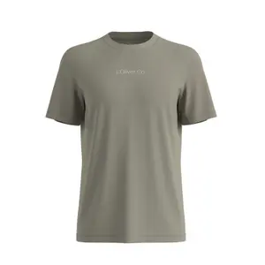 T-shirt από βαμβακερό jersey με εκτυπωμένο λογότυπο και στρογγυλή λαιμόκοψη s.Oliver image-0