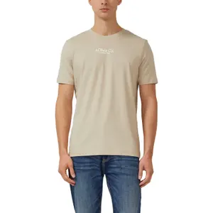 T-shirt από βαμβακερό jersey με εκτυπωμένο λογότυπο και στρογγυλή λαιμόκοψη s.Oliver image-2