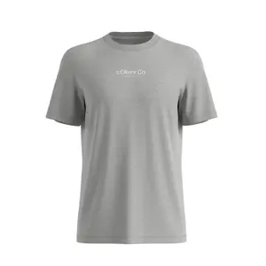 T-shirt από βαμβακερό jersey με εκτυπωμένο λογότυπο και στρογγυλή λαιμόκοψη s.Oliver image-0