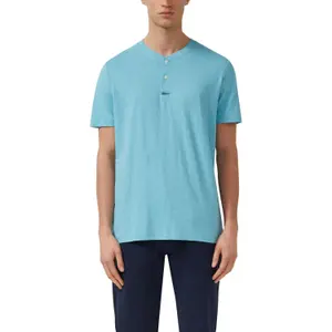 T-shirt κανονικής γραμμής από βαμβακερό jersey με λογότυπο και λωρίδα s.Oliver image-2