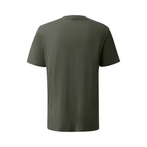 T-shirt κανονικής γραμμής από βαμβακερό jersey με λογότυπο και λωρίδα s.Oliver image-1