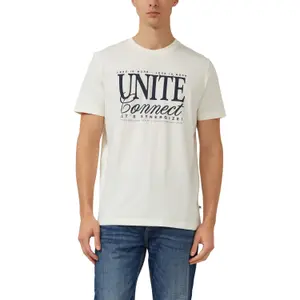 T-shirt από jersey βαμβακιού με artwork και στρογγυλή λαιμόκοψη s.Oliver image-2