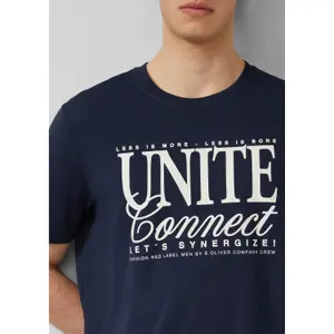 T-shirt από jersey βαμβακιού με artwork και στρογγυλή λαιμόκοψη s.Oliver image-3