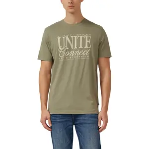 T-shirt από jersey βαμβακιού με artwork και στρογγυλή λαιμόκοψη s.Oliver image-2
