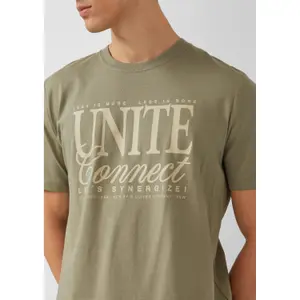 T-shirt από jersey βαμβακιού με artwork και στρογγυλή λαιμόκοψη s.Oliver image-3