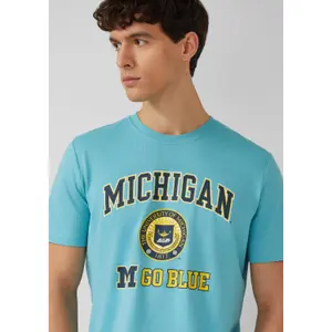 T-shirt από βαμβακερό jersey με εκτύπωση μπροστά καλλιτεχνικό σχέδιο s.Oliver image-3