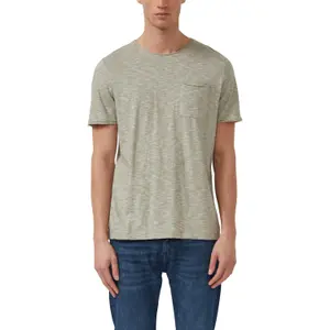 T-shirt i bomullsjersey med bröstficka och rund hals s.Oliver image-2