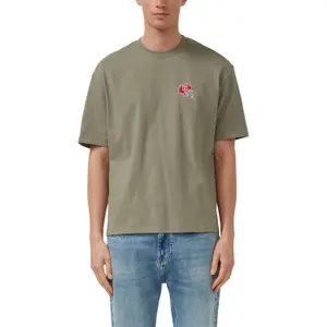 T-shirt από βαμβάκι με επένδυση s.Oliver image-2