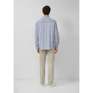 Long Sleeve Linen Blend Shirt with Woven Pattern s.Oliver image-3