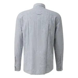 Long Sleeve Linen Blend Shirt with Woven Pattern s.Oliver image-1