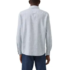 Long Sleeve Linen Blend Shirt with Woven Pattern s.Oliver image-5