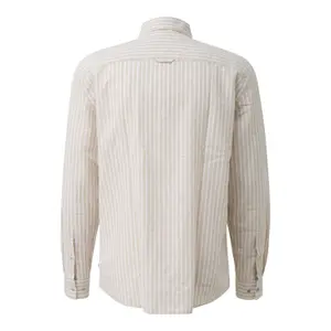 Long Sleeve Linen Blend Shirt with Woven Pattern s.Oliver image-1
