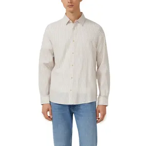 Long Sleeve Linen Blend Shirt with Woven Pattern s.Oliver image-2
