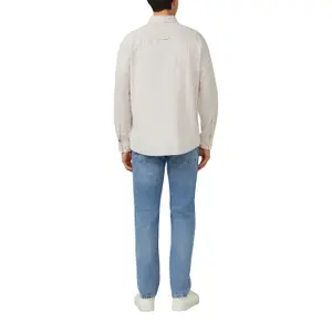 Long Sleeve Linen Blend Shirt with Woven Pattern s.Oliver image-5