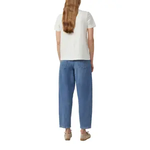 Γυναικείο T-shirt από μαλακό μείγμα βαμβακιού με σχέδιο και στρογγυλή λαιμόκοψη s.Oliver image-5