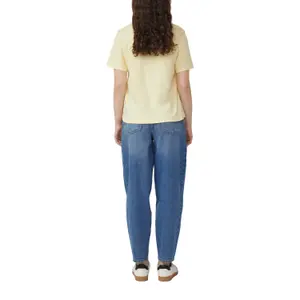 T-shirt από βαμβάκι με εκτύπωση μπροστά και λογότυπο για γυναίκες s.Oliver image-5