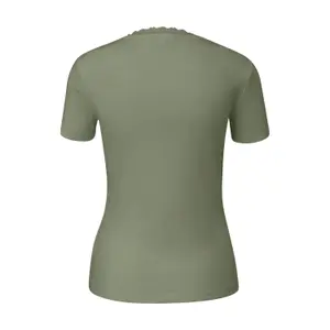 T-shirt από μαλακό βαμβακερό μίγμα με V λαιμόκοψη για γυναίκες s.Oliver image-1