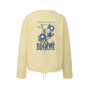 Krój casual sweatshirt z nadrukiem z przodu i z tyłu damski s.Oliver image-1