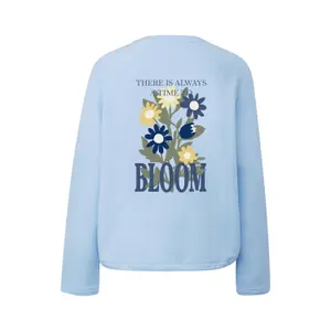 Krój casual sweatshirt z nadrukiem z przodu i z tyłu damski s.Oliver image-1