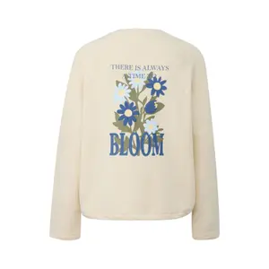Krój casual sweatshirt z nadrukiem z przodu i z tyłu damski s.Oliver image-1
