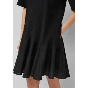 Kleid aus Baumwolle mit Rundhalsausschnitt und Seitentaschen Damen s.Oliver image-3