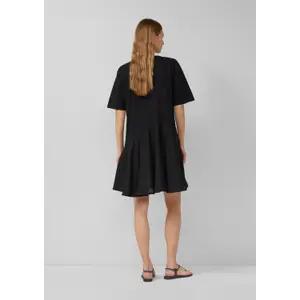 Kleid aus Baumwolle mit Rundhalsausschnitt und Seitentaschen Damen s.Oliver image-4
