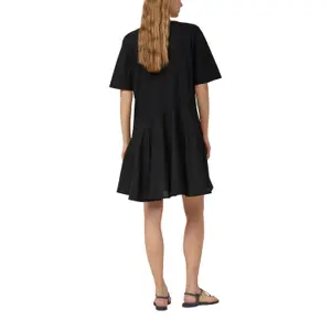 Kleid aus Baumwolle mit Rundhalsausschnitt und Seitentaschen Damen s.Oliver image-5
