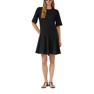 Kleid aus Baumwolle mit Rundhalsausschnitt und Seitentaschen Damen s.Oliver image-6