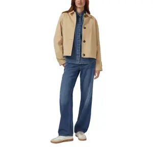 Denimbluse mit Stickerei und verdeckter Knopfleiste Damen s.Oliver image-6