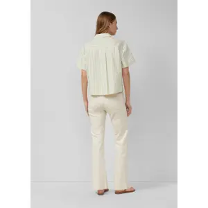 Gestreifte Baumwollbluse mit Stickerei und Pailletten Damen s.Oliver image-4