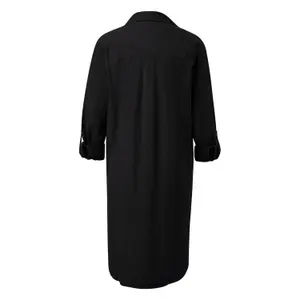 Leinenmix Kleid mit Hemdkragen und Manschetten Damen s.Oliver image-1