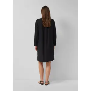 Leinenmix Kleid mit Hemdkragen und Manschetten Damen s.Oliver image-4