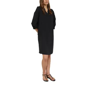 Leinenmix Kleid mit Hemdkragen und Manschetten Damen s.Oliver image-6