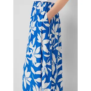 Jupe aus Mischviskose mit Allover-Print und italienischer Tasche Damen s.Oliver image-3
