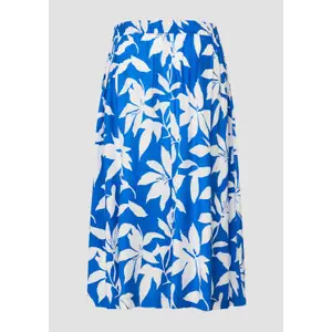 Jupe aus Mischviskose mit Allover-Print und italienischer Tasche Damen s.Oliver image-4