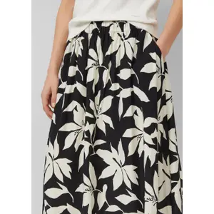 Jupe aus Mischviskose mit Allover-Print und italienischer Tasche Damen s.Oliver image-3