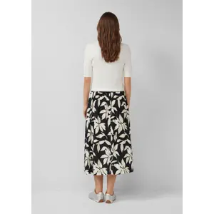 Jupe aus Mischviskose mit Allover-Print und italienischer Tasche Damen s.Oliver image-4