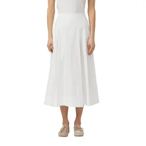 Hochgeschnittene Popeline Baumwollhose mit seitlichen Taschen für Damen s.Oliver image-2