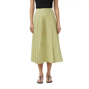 Hochgeschnittene Popeline Baumwollhose mit seitlichen Taschen für Damen s.Oliver image-2