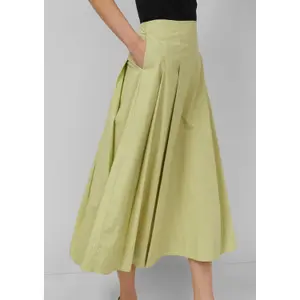 Hochgeschnittene Popeline Baumwollhose mit seitlichen Taschen für Damen s.Oliver image-3