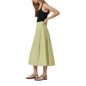 Hochgeschnittene Popeline Baumwollhose mit seitlichen Taschen für Damen s.Oliver image-6