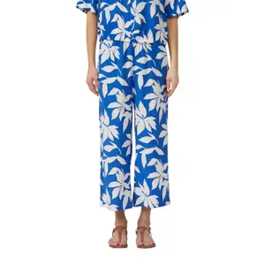 Women's Trousers Culottes with Elastic Waist and Ruffles s.Oliver image-1