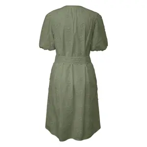 Baumwollkleid mit Raffung und Stoffgürtel Damen s.Oliver image-1