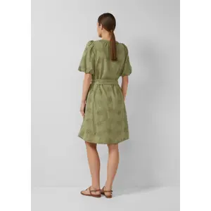 Baumwollkleid mit Raffung und Stoffgürtel Damen s.Oliver image-4