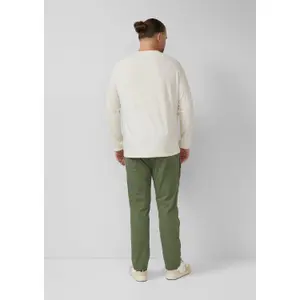 Relaxed Fit Stretch Cotton Washed Trousers s.Oliver image-4