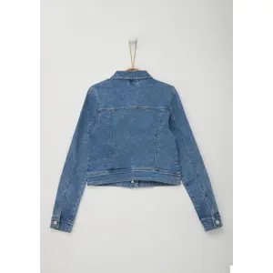 Veste en denim coupe Regular avec effet usé et délavage fille s.Oliver image-1
