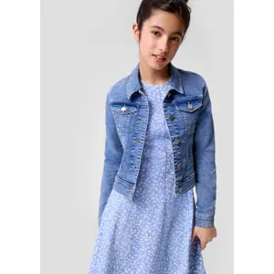 Veste en denim coupe Regular avec effet usé et délavage fille s.Oliver image-5