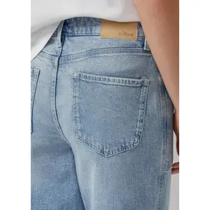 Jeans mom fit wysoki stan damskie s.Oliver Ankle image-3